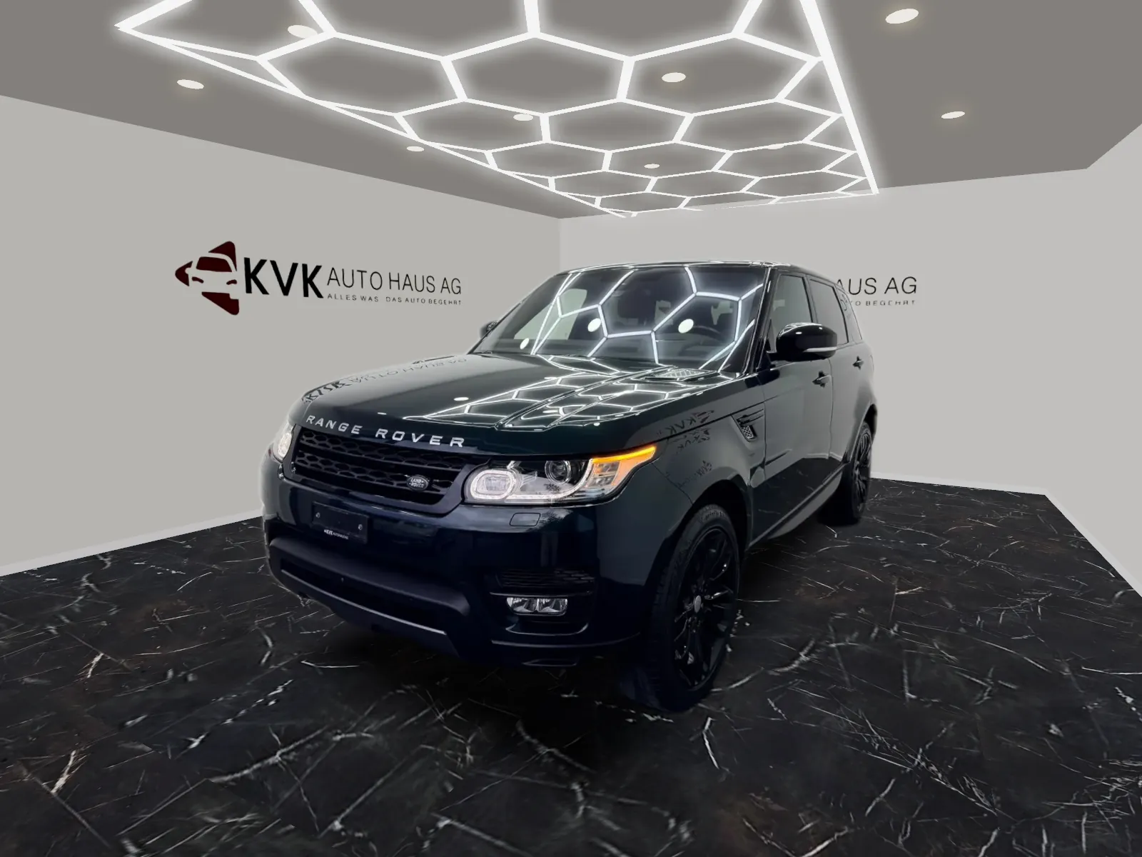 Land Rover Range Rover Sport 3.0 SDV6 HSE Dynamic Automatic im nachgebildeten Showroom · Showroom Gretzenbach, nach Fotos nachgebildet · Fahrzeugfotos aus dem Inserat
